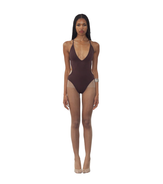 BALLET LEOTARD, BROWN