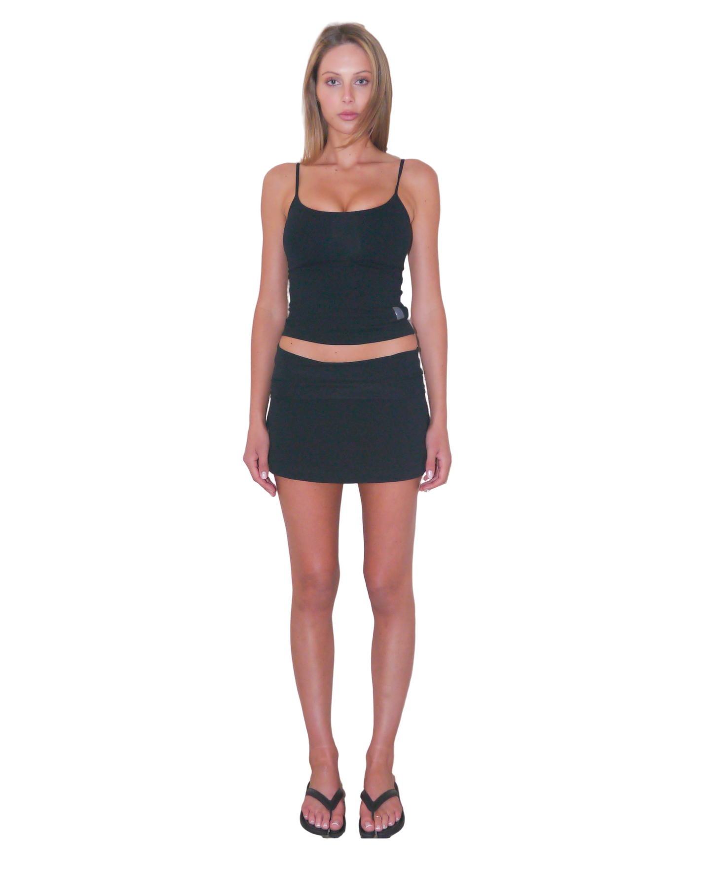 LILY TANK, BLACK