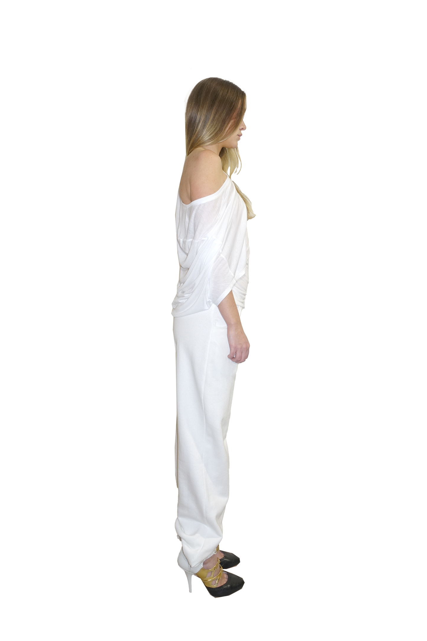 LIQUID TEE, WHITE