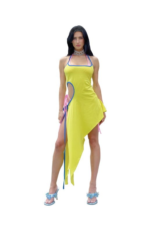 GEORGIA DRESS, YELLOW