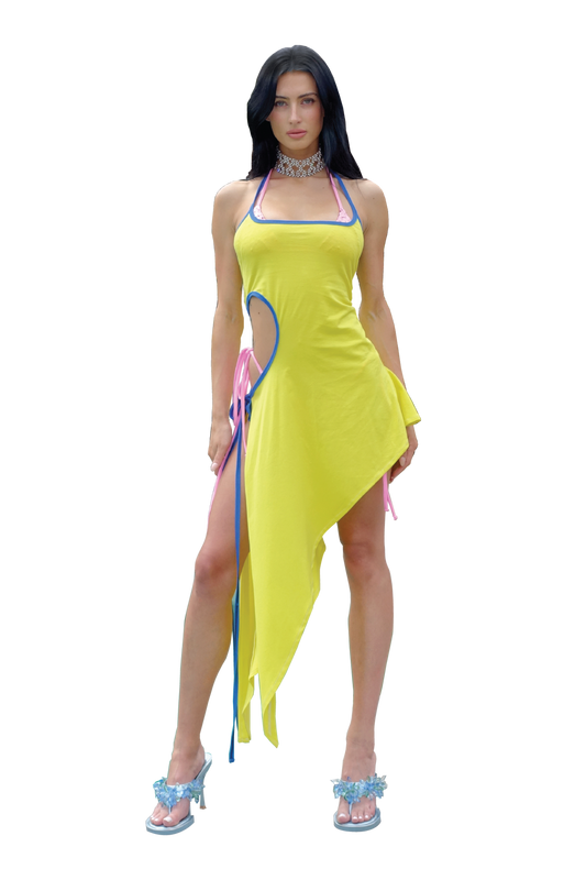 GEORGIA DRESS, YELLOW