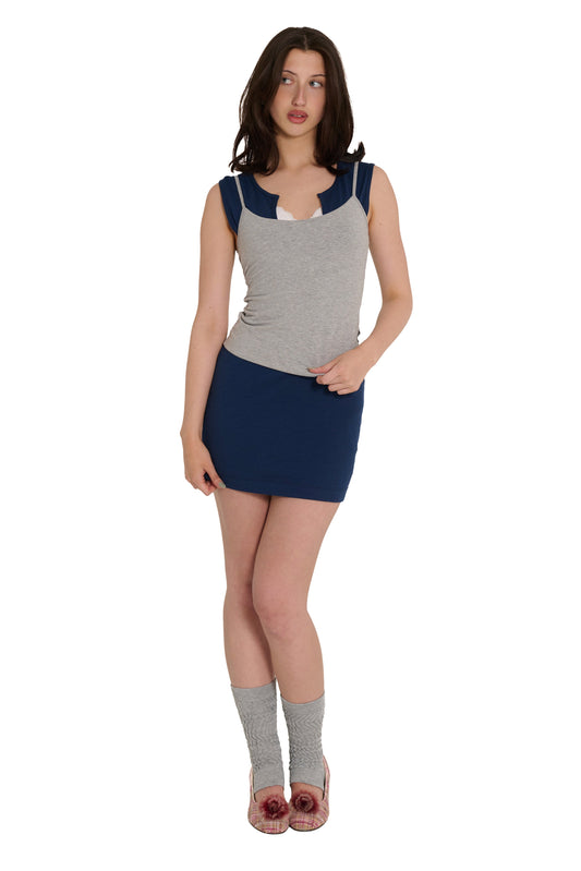 LILY TANK, GREY