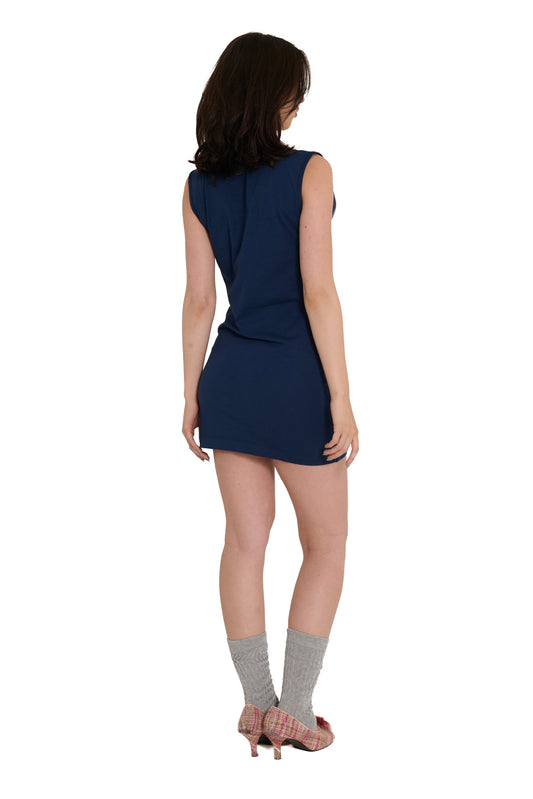 HOUSE DRESS, NAVY