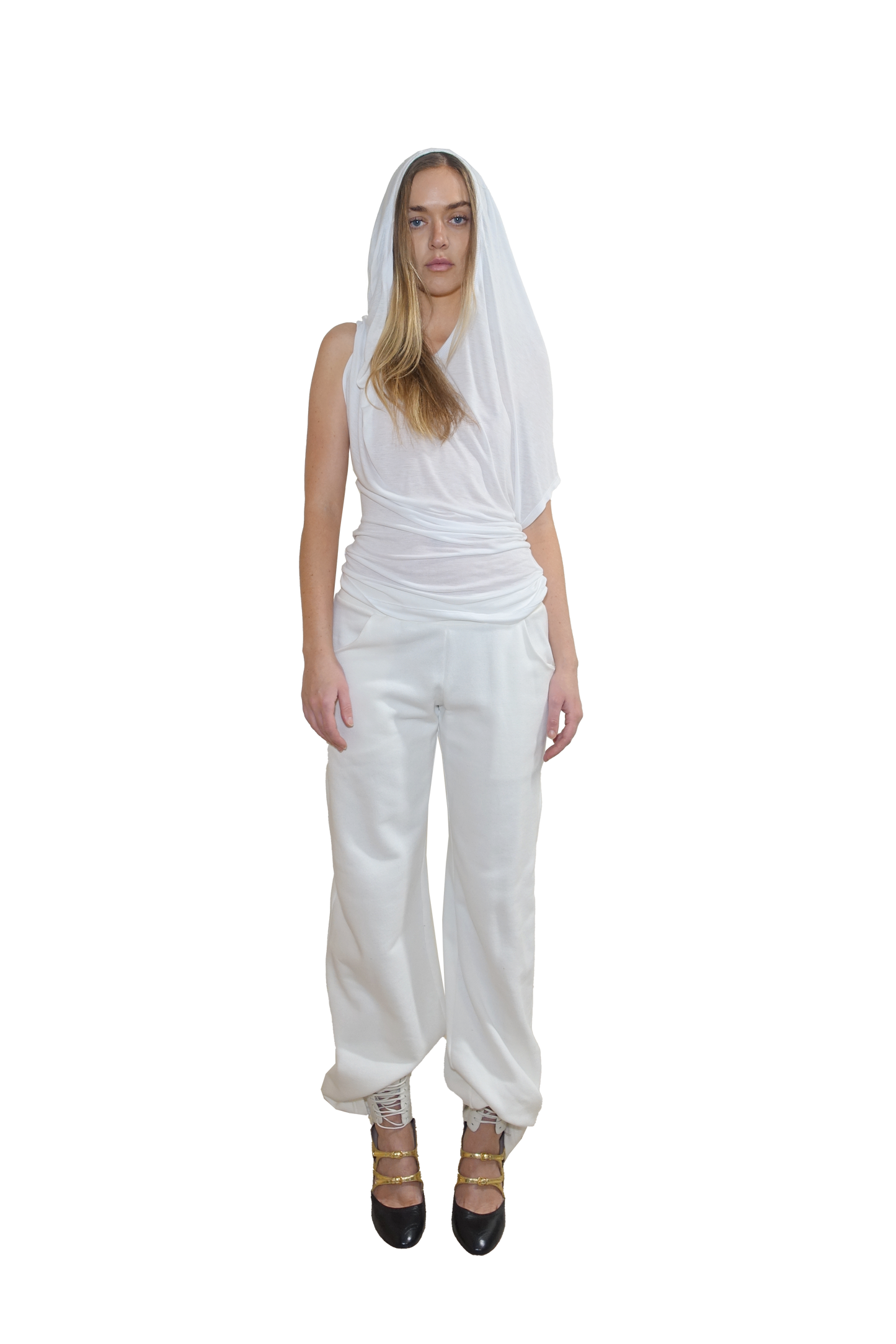 LIQUID TEE, WHITE