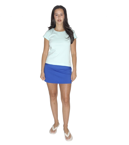 VIOLET TEE, ICE BLUE