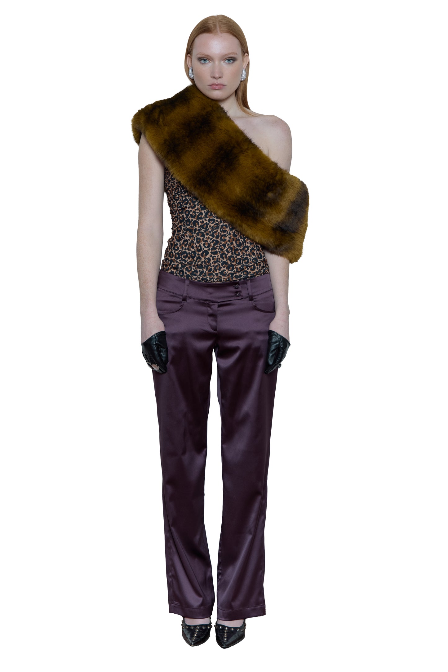 BROWDWAY PANTS, PURPLE