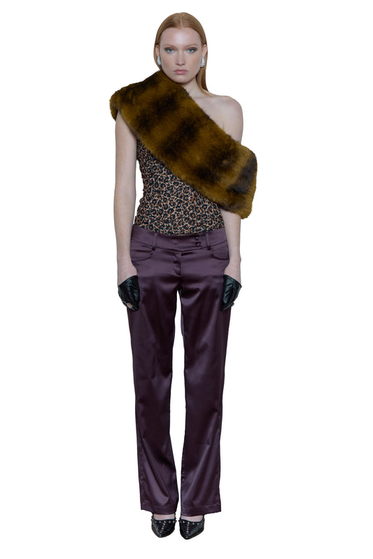 BROWDWAY PANTS, PURPLE