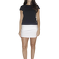 VIOLET TEE, BLACK
