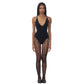 BALLET LEOTARD, BLACK