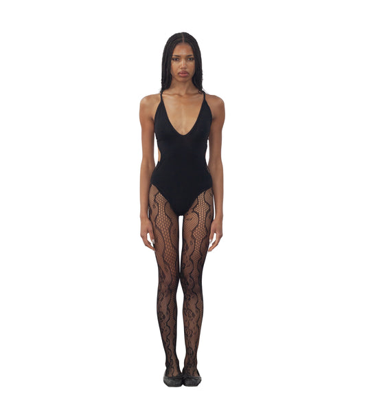 BALLET LEOTARD, BLACK