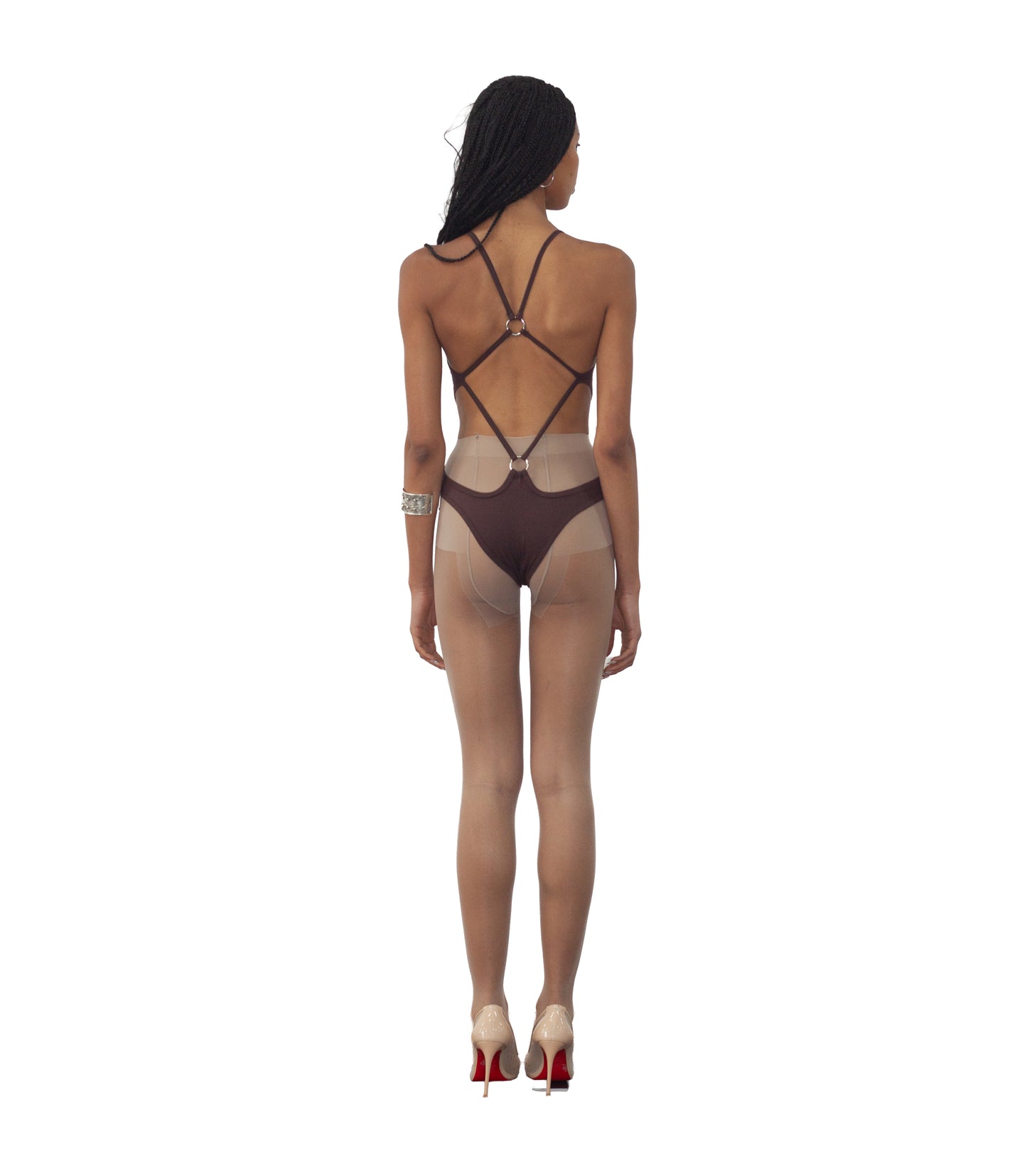 BALLET LEOTARD, BROWN