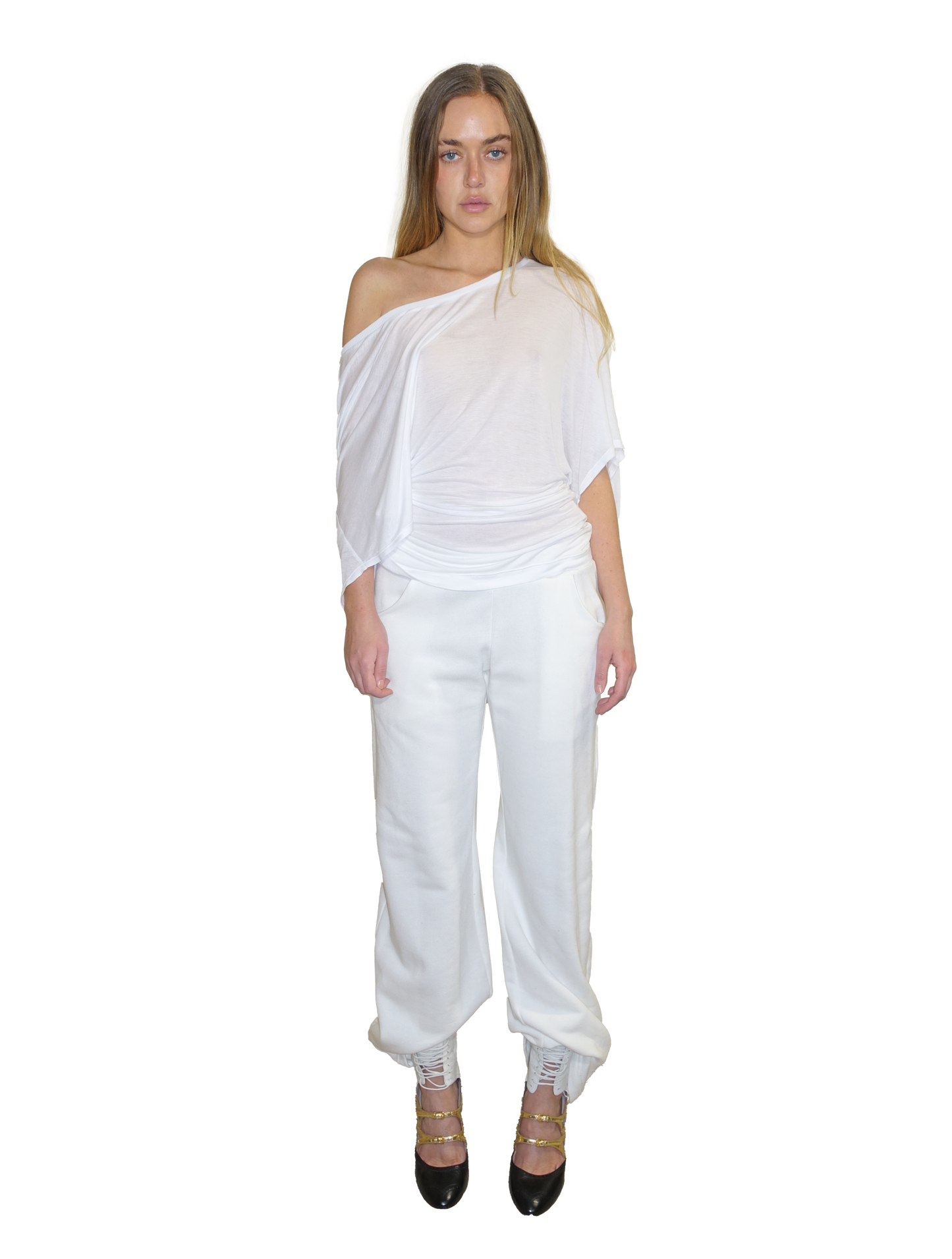 LIQUID TEE, WHITE