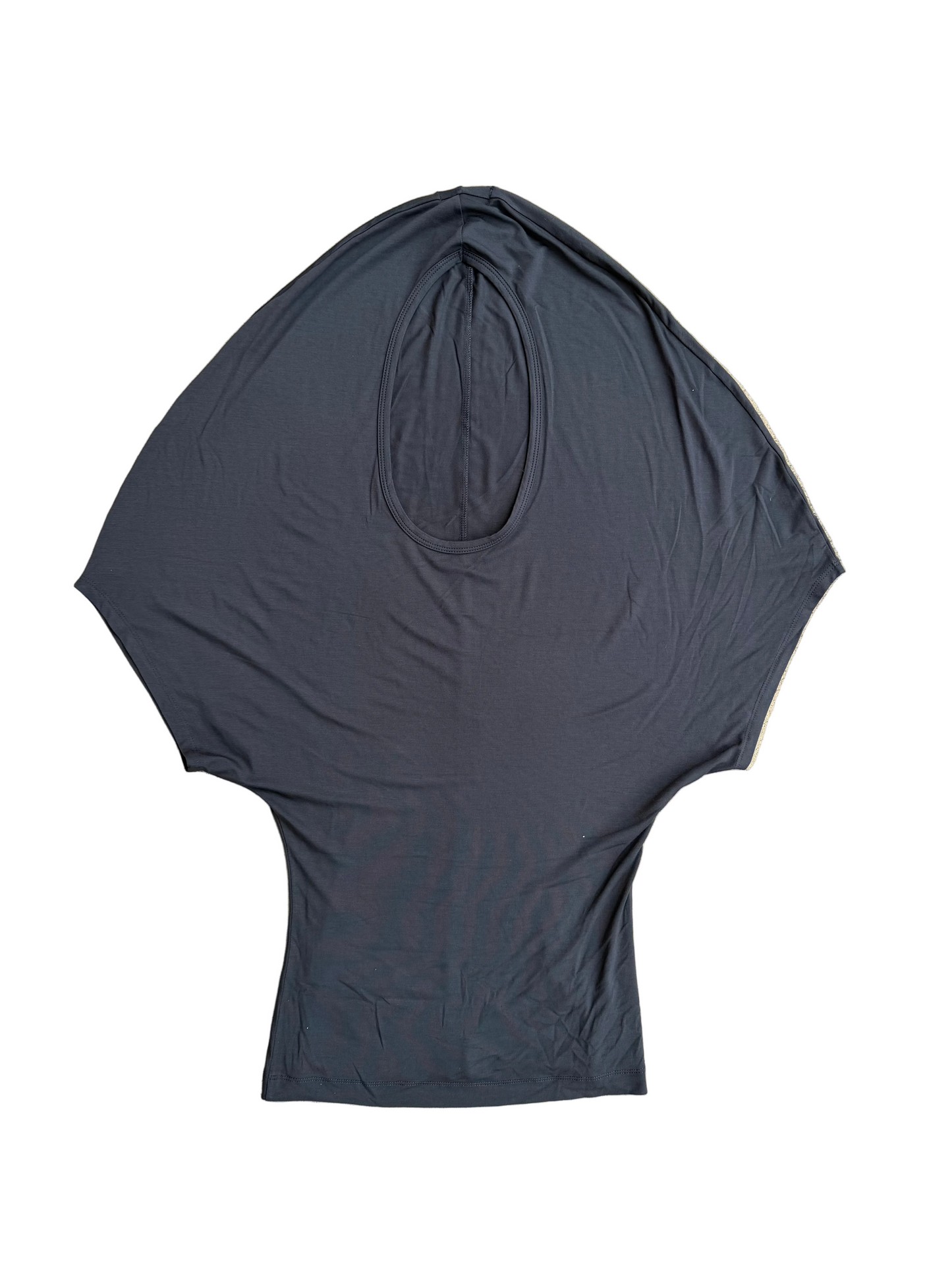 LIQUID TEE, CHARCOAL