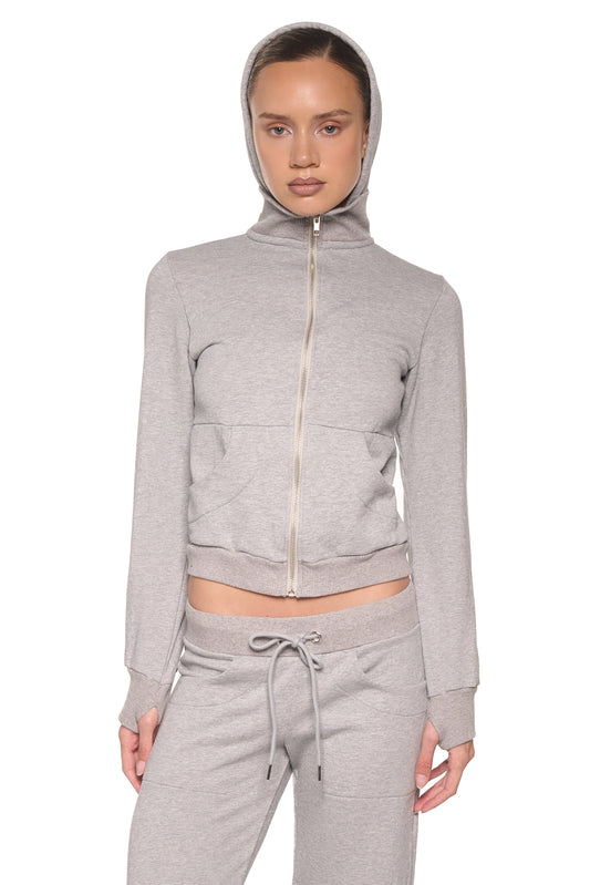 EVERYDAY FITTED HOOD, GREY