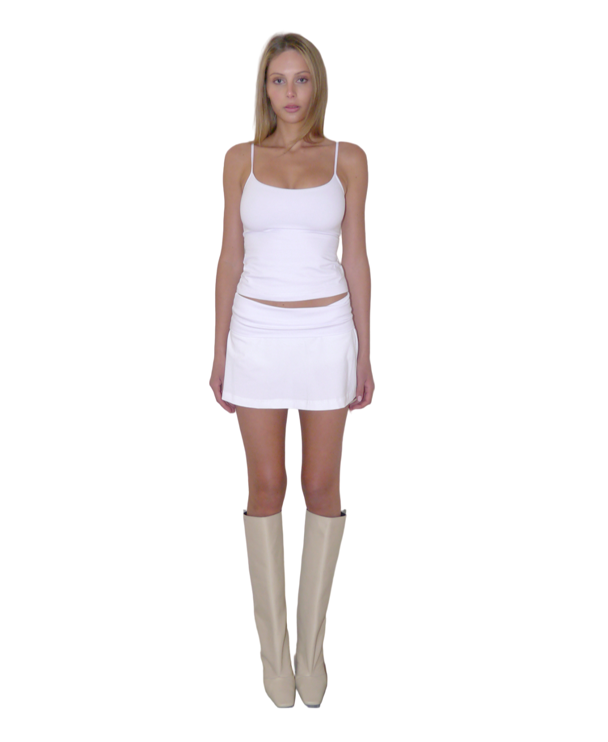 LILY TANK, WHITE