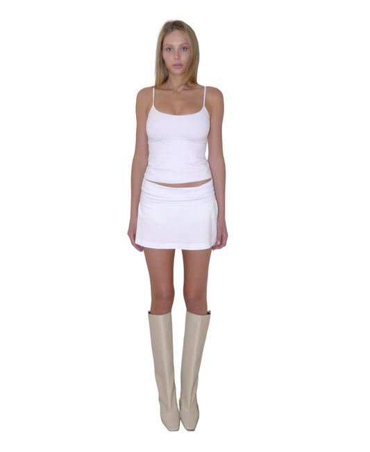 LILY TANK, WHITE