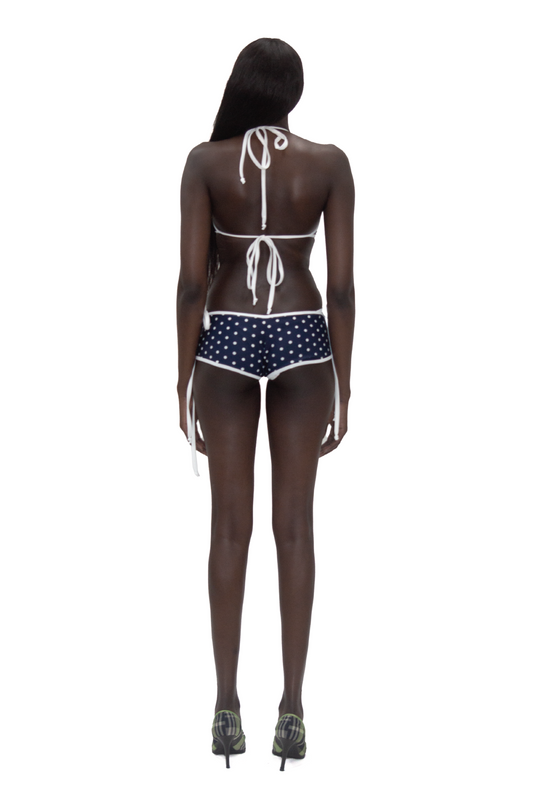 POLKA BIKINI SHORTS